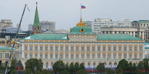 Blick auf den Kreml in Moskau.